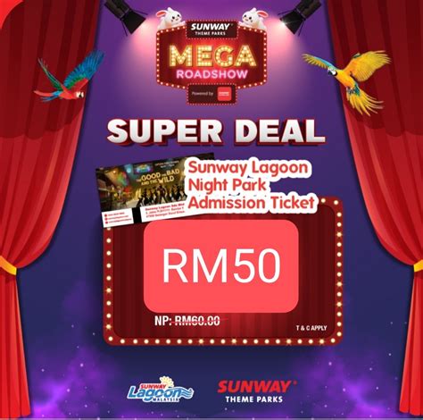 Sunway Lagoon Night Park Admission Ticket, Tickets & Vouchers, Event ...