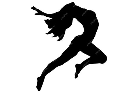 Premium Photo | Dancer silhouette dancing human model shadow dance illustration art