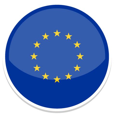 European union Icon | Round World Flags Iconpack | Custom Icon Design