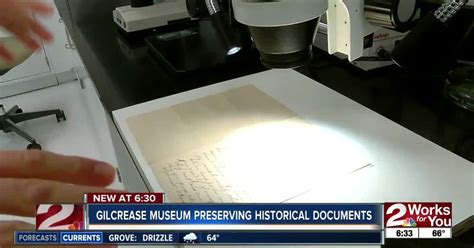 Behind the Scenes: Gilcrease Museum's document preservation