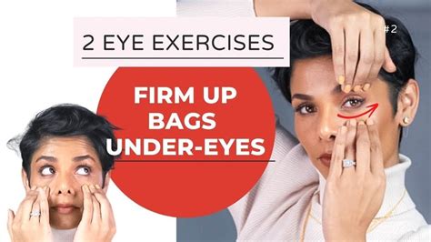 2 EYE EXERCISES to FIRM UP BAGS UNDER EYES/ Causes and Home Remedies ...