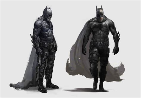 Cancelled Batman Game Concept Art Shows Old, Bearded Batman Alongside Younger Hero | Push Square