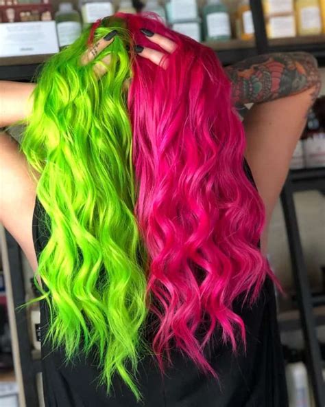 23 Brilliant Split Hair Color Ideas (That'll Make You Dye Your Hair)