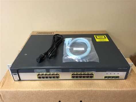 Cisco Catalyst 3750G WS-C3750G-24TS-S Switch 24 Port Gigabit Layer 3 Switch 1.5RU – Technobu