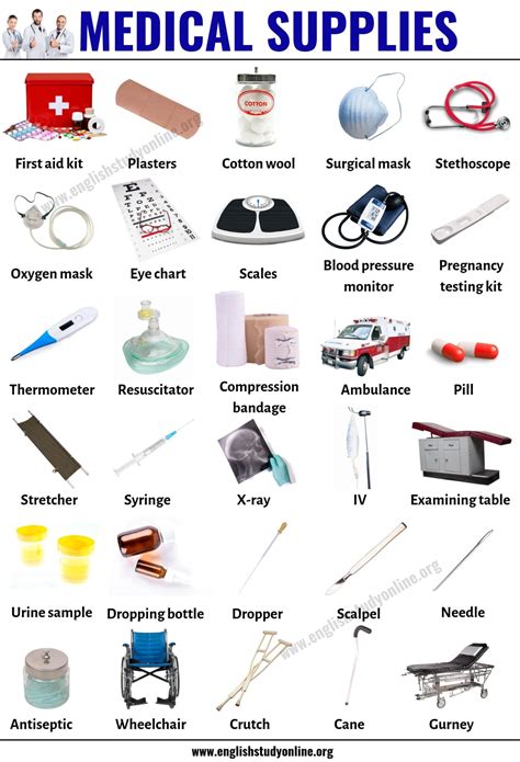 Hospital Medical Equipment Names With Pictures - Bahwan Medical ...