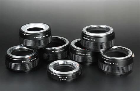 New Line of SHOTEN Lens Mount Adapters for Canon RF and Nikon Z