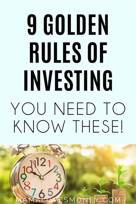 9 Golden Rules of Investing For Beginners (You Need To Know These!)