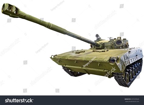 Experienced Light Amphibious Tank Isolated White Stock Photo 257229529 | Shutterstock