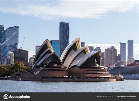 Sydney Australia December 2023 Sydney Opera House Architectural Closeup ...