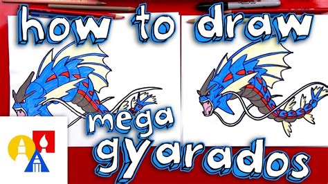 How To Draw Mega Gyarados Pokemon - YouTube