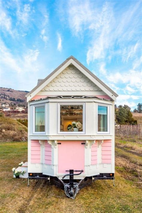 24' Pink Victorian Tiny Home is a Fusion of Vintage and Modern