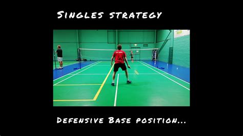 Complete Badminton Training - Singles Defence Strategy - YouTube