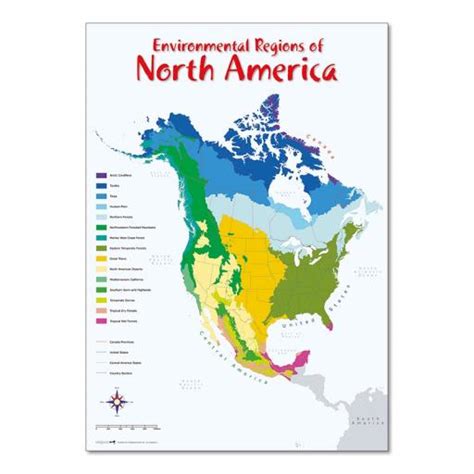 Regions of North America Map