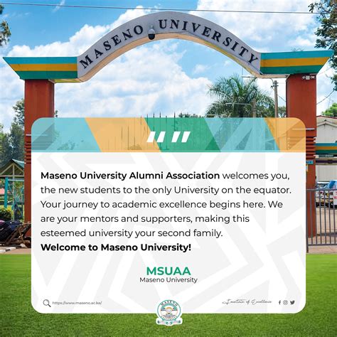 Maseno University Alumni Association (MSUAA) Welcomes New Students ...