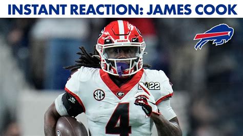 Instant Reaction: Bills Select Georgia RB James Cook in Rd. 2 of the ...