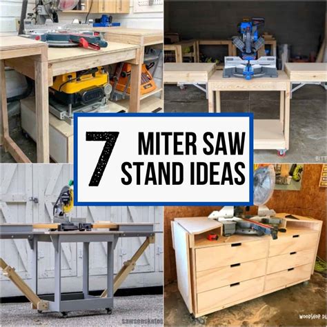 Workbench Miter Saw Station Outfeed Table Plans — Crafted Workshop ...