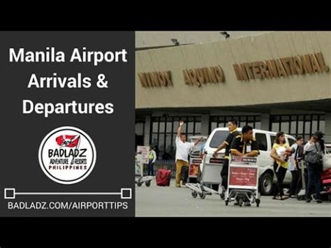 Manila Airport Arrivals & Departures - YouTube