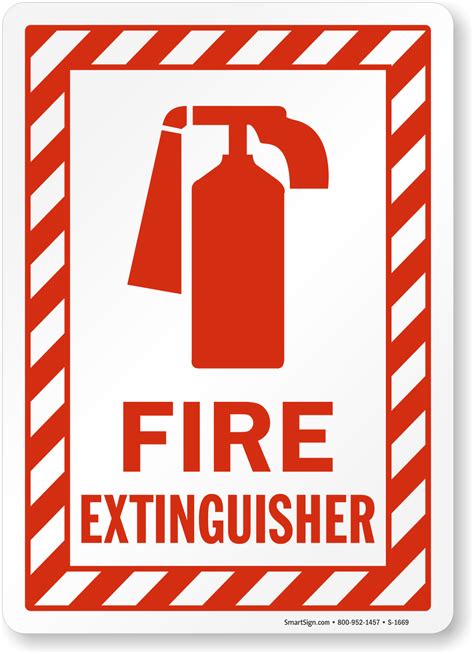 Clip Art Fire Extinguisher Map Signs