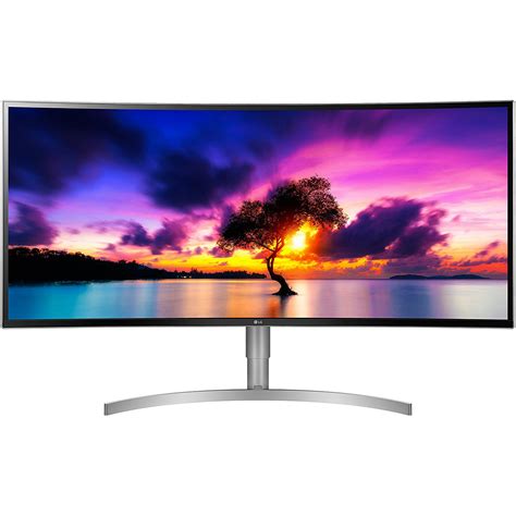 LG 38 Inch 21:9 Curved WQHD+ UltraWide Monitor with HDR 10 (38WK95C-W ...