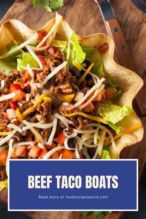 Beef Taco Boats - Serving it in the fairly abnormal form ought to help it become enjoyable ...