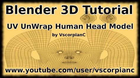 Blender 3D Tutorial - UV Mapping How to Unwrap Character Head by ...