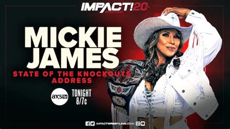 Impact Wrestling Preview: Mickie James State of the Knockouts Address ...