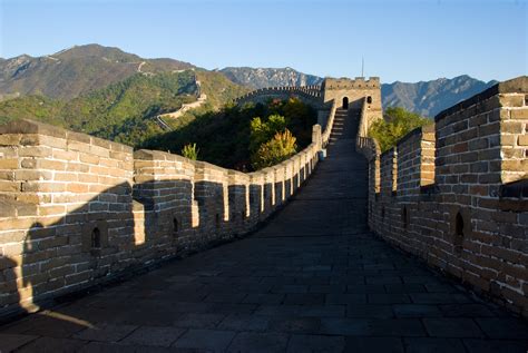 Free Images : town, walkway, property, tourism, terrain, estate, mutianyu, the great wall ...