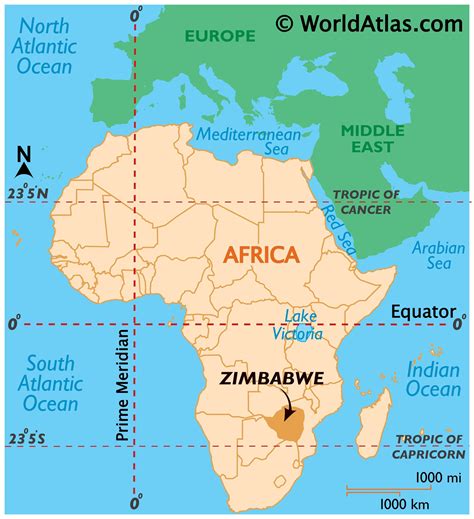 Zimbabwe Map / Geography of Zimbabwe / Map of Zimbabwe - Worldatlas.com