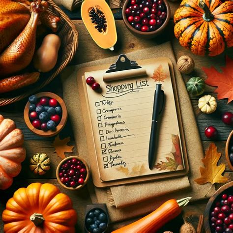 Thanksgiving Shopping Checklist: Your Guide To Stress-Free Preparation ...