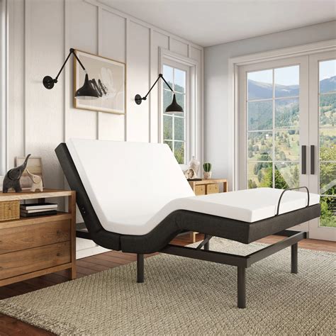 Wayfair Sleep™ 15" Massaging Zero Gravity Adjustable Bed with Wireless ...