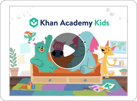 Free, fun educational app for young kids | Khan Academy Kids Most ...