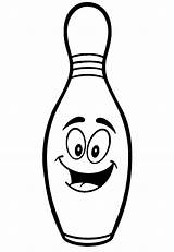 Cartoon Bowling Pin coloring Page  Download Print Or Color Online For sketch template
