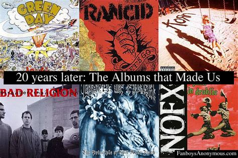 20 Years Later: The Punk, Rock and Metal Albums that Made Us | Fanboys Anonymous