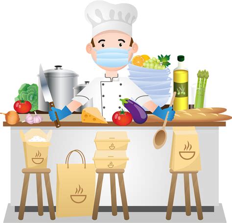 Download Mask, Cook, Kitchen. Royalty-Free Vector Graphic - Pixabay