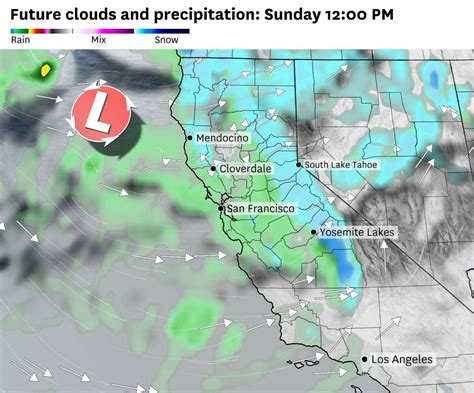 California weather: Here's how much rain, snow will drop this weekend