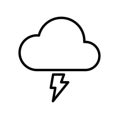 Cloud With Lightning Vector Art, Icons, and Graphics for Free Download