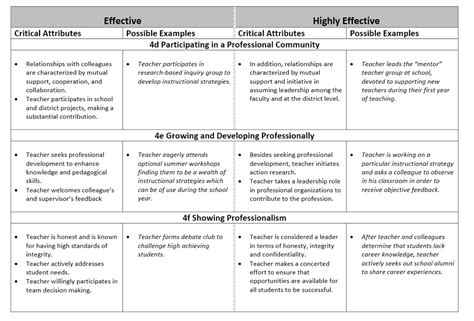 Domain 4: Professional Responsibilities - Danielson Framework for ...