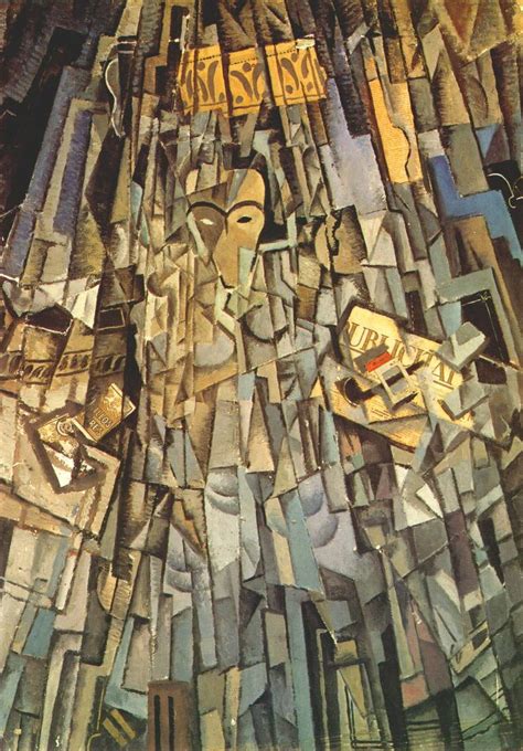 Cubist Self-portrait - Salvador Dali - WikiArt.org - encyclopedia of visual arts