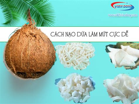 Những cách nạo dừa làm mứt cực dễ - Bạn đã biết hết chưa? - Thiết bị ...