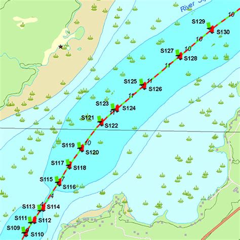 Severn River Map Chart