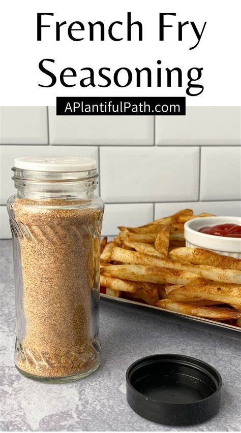 Homemade Fry Seasoning Recipe - A Plantiful Path