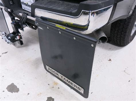 Rock Tamers Heavy-Duty, Adjustable Mud Flap System for 2-1/2" Hitches - Matte Black Rock Tamers ...