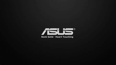 Download Solid Black 4K ASUS Logo Wallpaper | Wallpapers.com