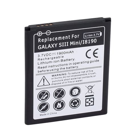 New 1900mAh battery for samsung galaxy s3 mini mobile phone Batteries ...