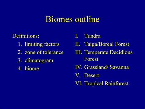 Biomes. - ppt download