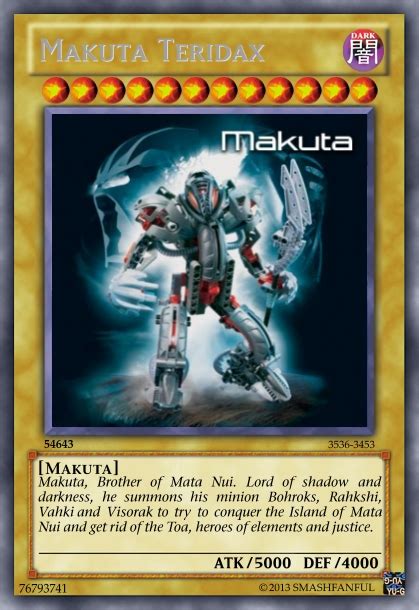 Yu-Gi-OH x Bionicle - Makuta Teridax by Smashfanful on DeviantArt