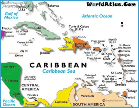 Caribbean Time Zone Map - South Carolina Map