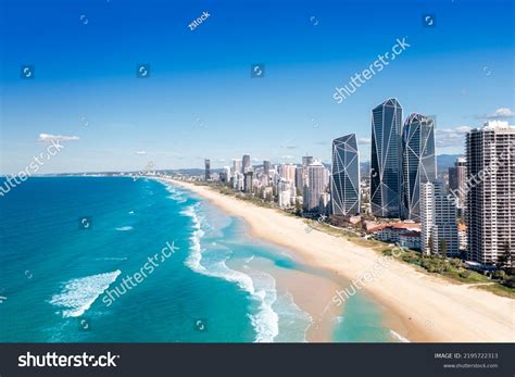 Aerial View Stunning Gold Coast Skyline Stock Photo 2195722313 | Shutterstock