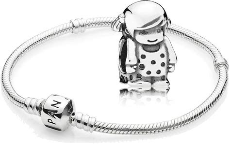 Original Pandora Gift Set, 1 590702HV Bracelet with 1 Silver Little ...