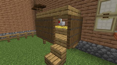 I built a chicken coop I think it's very awesome : Minecraft Minecraft Cactus, Cute Minecraft ...